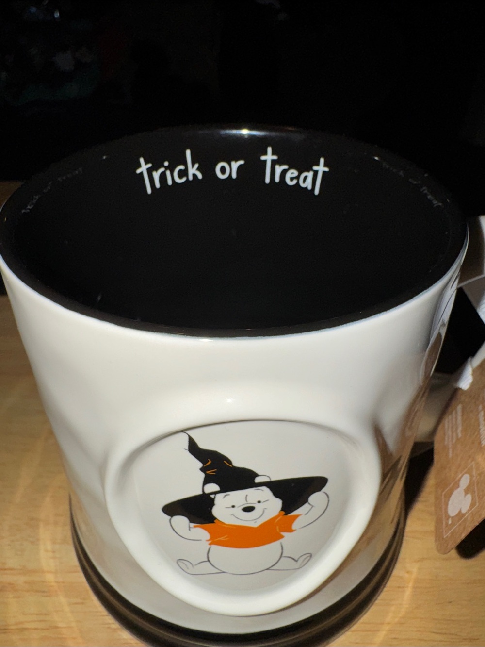 Rae Dunn/Disney NWT Winnie the Pooh Mug with Halloween design - Picture 3 of 4